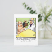 Funny Get Good Humor Briefkaart (Staand voorkant)