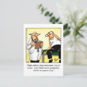 Funny Get Good Humor Briefkaart (Staand voorkant)