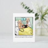 Funny Get Good Humor Briefkaart (Staand voorkant)