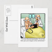 Funny Get Good Humor Briefkaart (Voorkant / Achterkant)