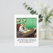 Funny Get Good Humor Briefkaart (Staand voorkant)