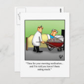 Funny Get Good Humor Briefkaart (Voorkant / Achterkant)