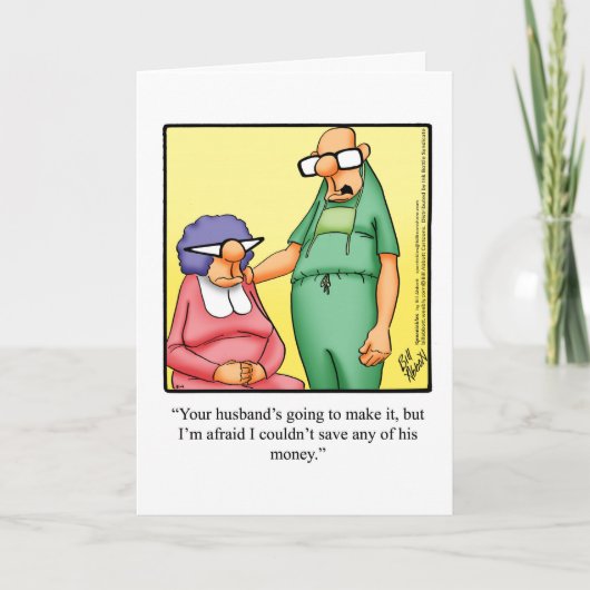Funny Get Good Humor Card Kaart (Voorkant)