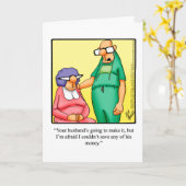Funny Get Good Humor Card Kaart (Gele Bloem)