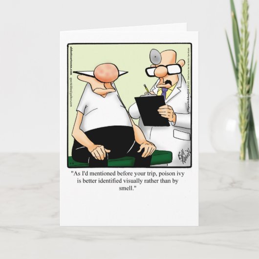 Funny Get Good Humor Card Kaart (Voorkant)