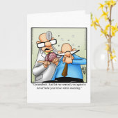 Funny Get Good Humor Card Kaart (Gele Bloem)