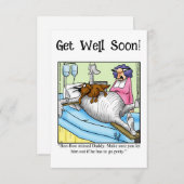 Funny Get Good Humor Wenskaart (Voorkant / Achterkant)