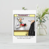 Funny Get Good Humor Wenskaart (Staand voorkant)