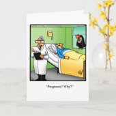 Funny Get Good Humor Wenskaart Kaart (Gele Bloem)