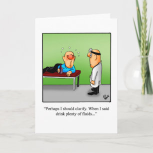 Funny Get Good Humor Wenskaart Kaart