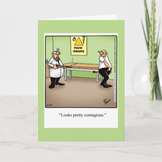 Funny Get Good Humor Wenskaart Kaart (Voorkant)