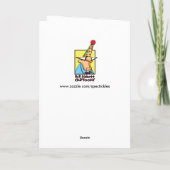 Funny Get Good Humor Wenskaart Kaart (Achterkant)