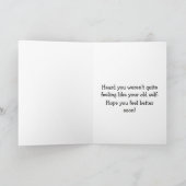 Funny Get Good Humor Wenskaart Kaart (Binnen)