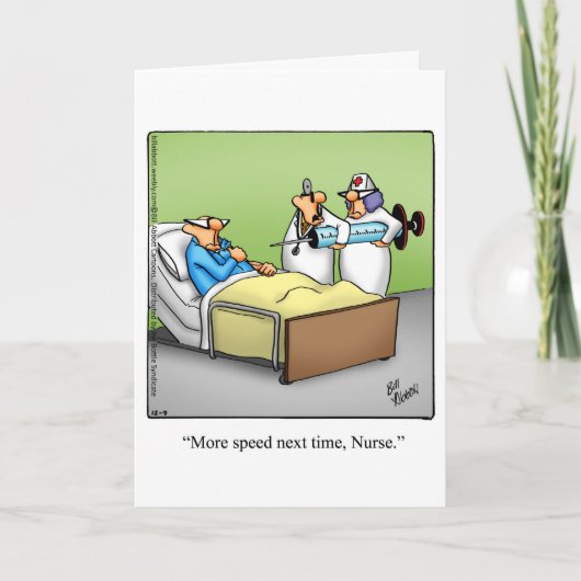 Funny Get Good Humor Wenskaart Kaart (Voorkant)