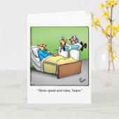 Funny Get Good Humor Wenskaart Kaart (Gele Bloem)