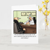 Funny Get Good Humor Wenskaart Kaart (Gele Bloem)