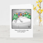 Funny Get Good Humor Wenskaart Kaart (Gele Bloem)