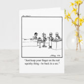 Funny Get Good Humor Wenskaart Kaart (Gele Bloem)