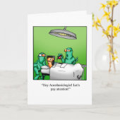 Funny Get Good Humor Wenskaart Kaart (Gele Bloem)