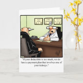 Funny Get Good Humor Wenskaart Kaart (Gele Bloem)