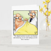 Funny Get Good Humor Wenskaart Kaart (Gele Bloem)