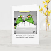 Funny Get Good Humor Wenskaart Kaart (Gele Bloem)