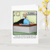 Funny Get Good Humor Wenskaart Kaart (Gele Bloem)