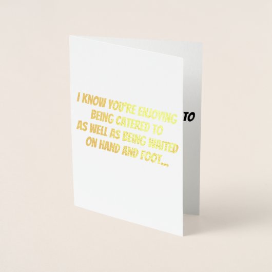Funny Get Good Soon Card Folie Kaarten (Voorkant)