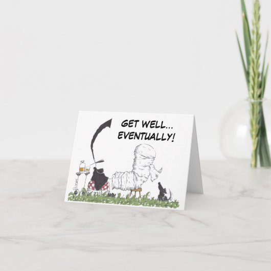 Funny Get Good Soon Card Kaart (Voorkant)