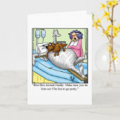 Funny Get Good Wenskaart Kaart (Gele Bloem)