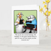 Funny Get Good Wenskaart Kaart (Gele Bloem)