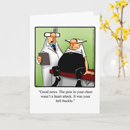 Funny Get Good Wenskaart Kaart (Gele Bloem)