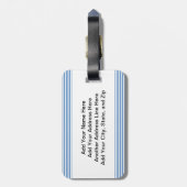 Funny Get Lost Bagagelabel (Achterkant verticaal)