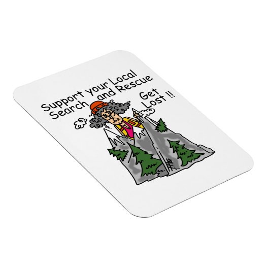 Funny Get Lost Magneet (Rechterzijde)