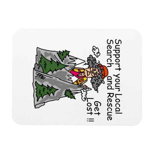 Funny Get Lost Magneet (Horizontaal)