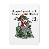 Funny Get Lost Magneet (Verticaal)