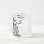 Funny Get Lost Matglas Koffiemok (Voorkant links)