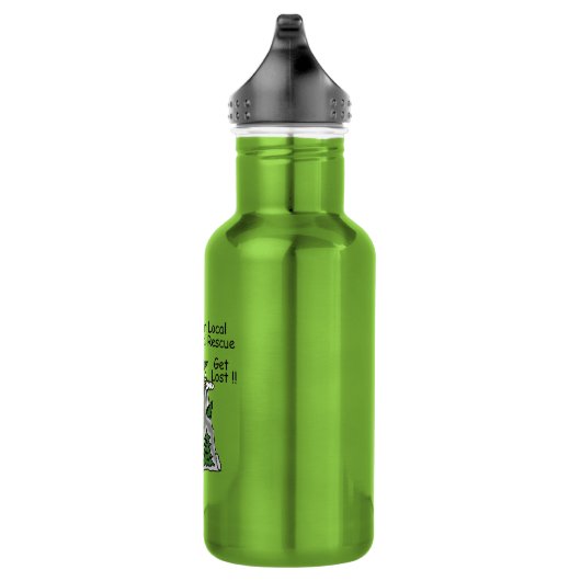 Funny Get Lost Waterfles (Rechts)
