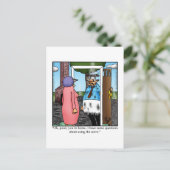 Funny "Get Married" Humor Briefkaart (Staand voorkant)