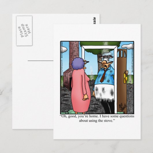 Funny "Get Married" Humor Briefkaart (Voorkant / Achterkant)