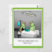 Funny get well Briefkaart "Tuna on Rye" (Voorkant / Achterkant)