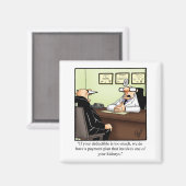 Funny Get Well Humor Magnet (Voorkant / Achterkant)