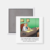 Funny Get Well Humor Magnet (Voorkant / Achterkant)