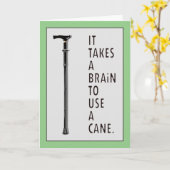 Funny Get Well Kaart (Gele Bloem)