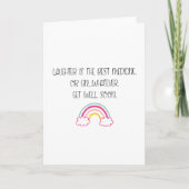 Funny Get Well Laughter is het beste medicijn Kaart (Voorkant)