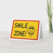 Funny Get Well Smile Zone Kaart (Voorkant)