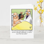 Funny Get Well Wenskaart "Spectickles" Kaart (Gele Bloem)