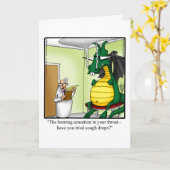 Funny Get Well Wenskaart "Spectickles" Kaart (Gele Bloem)