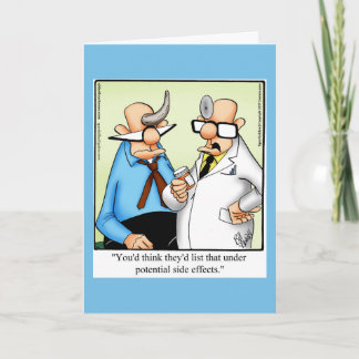 Funny Get Well Wenskaart "Spectickles" Kaart