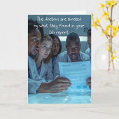 Funny get well wish for beer lover kaart (Gele Bloem)